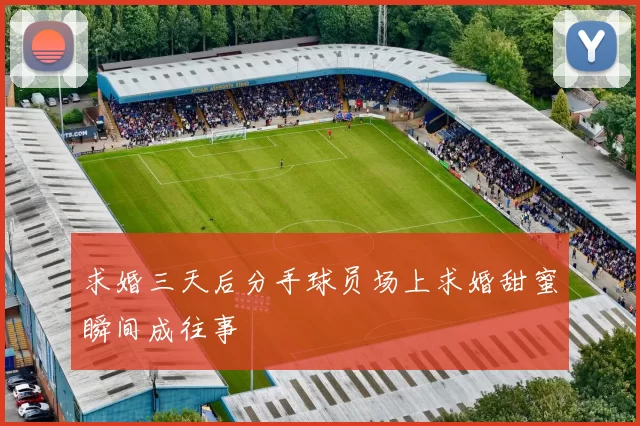 求婚三天后分手球员场上求婚甜蜜瞬间成往事
