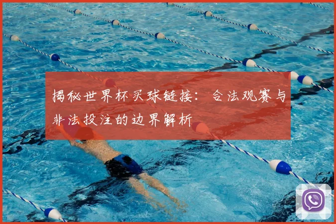 揭秘世界杯买球链接：合法观赛与非法投注的边界解析