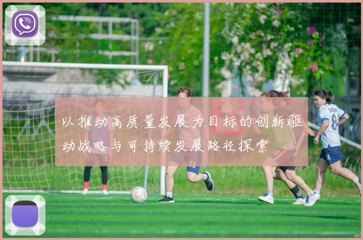 以推动高质量发展为目标的创新驱动战略与可持续发展路径探索